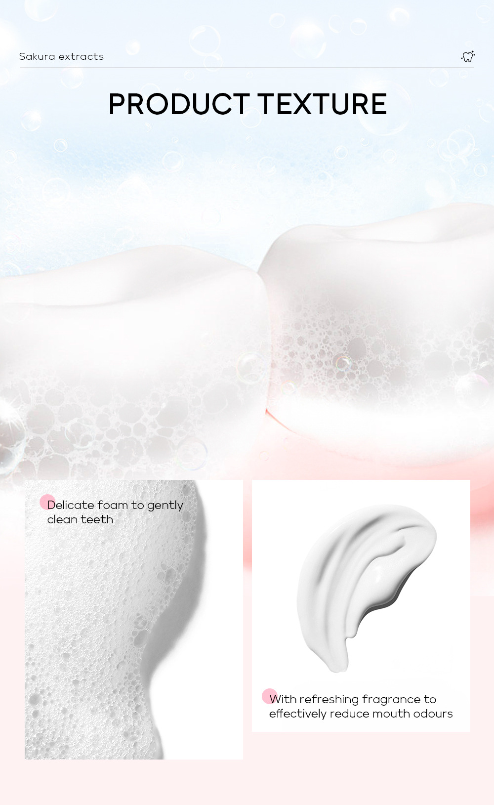 Cross-border Laikou Sakura Toothpaste 85g freshens breath, removes stains and cleans teeth. Factory wholesale in stock undefined