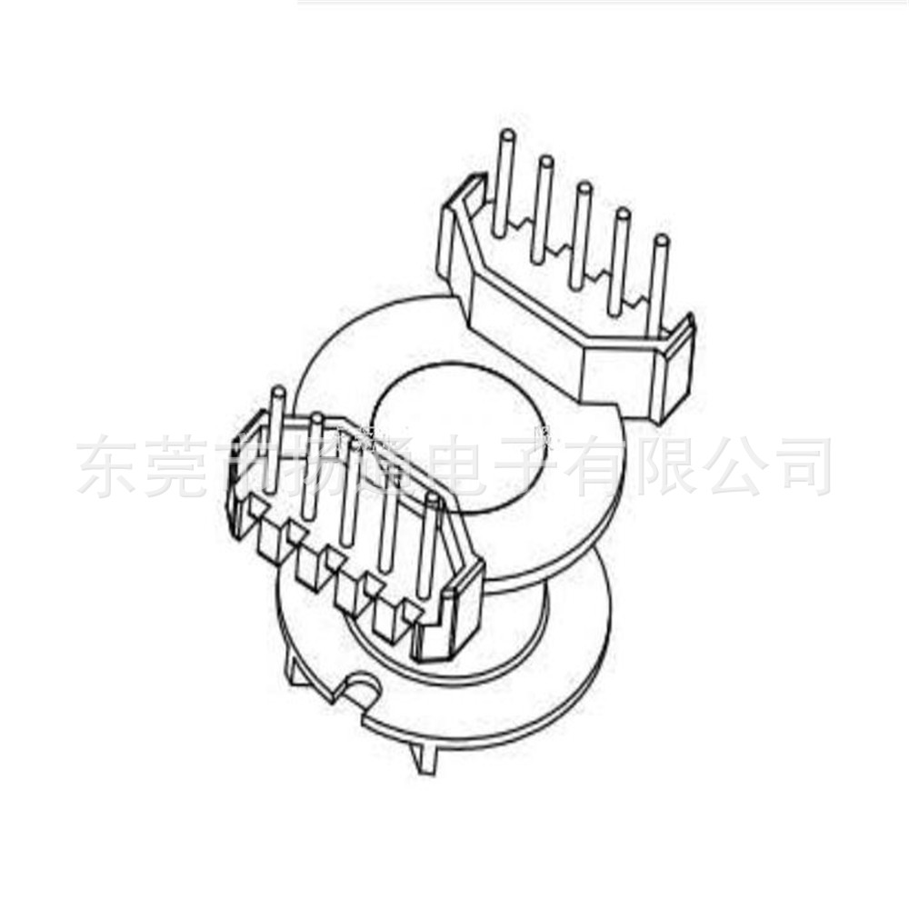 RM10变压器骨架  RM10高频骨架RM10骨架立式5+5