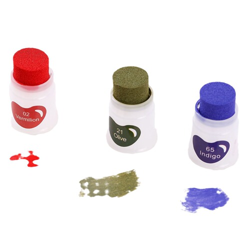 Mini DIY finger printing pad series, pocket finger printing pad, cute finger painting ink pad, 35 colors