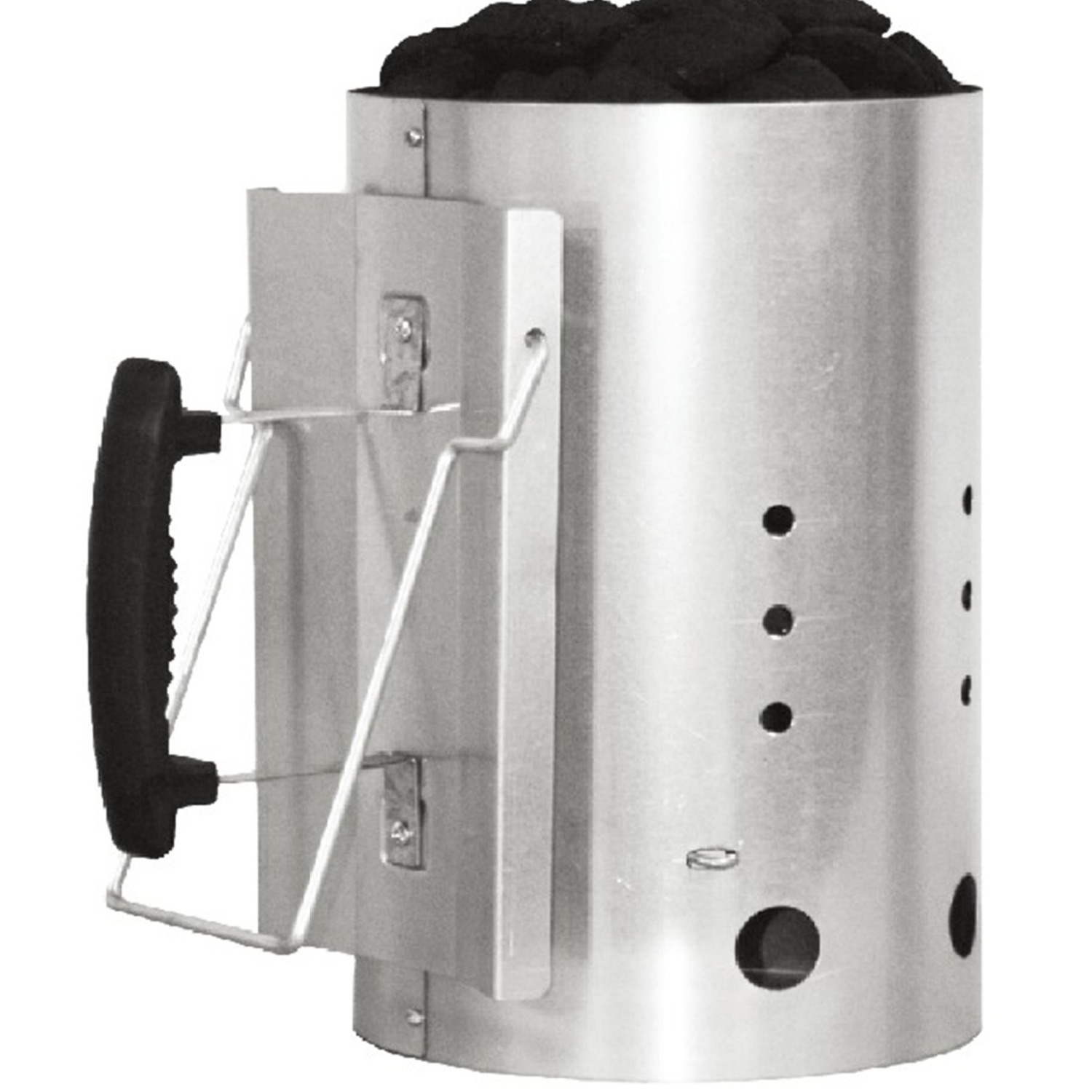 Directo de fábrica de la barbacoa de carbón estufa de carbón de madera del barril encendido de carbón encendedor de BARBACOA especial galvanizado hoja de 19 puntos de madera de carbón barril al por mayor