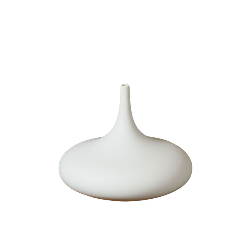 Creativo jarrón de cerámica en blanco y negro, decoraciones para el hogar, sala de estar, arreglos florales secos, habitación modelo, artesanías, decoración suave