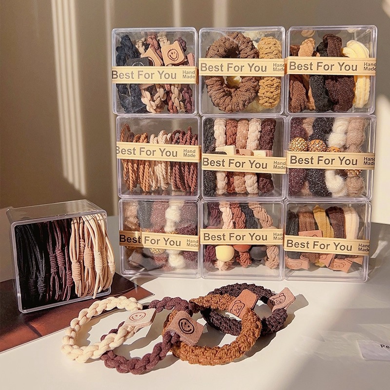 Correa curry para mujeres cuerdas de cabeza de cola de caballo alta anillo de cabello duradero verano 2025 nuevo cabello de alta elasticidad para adultos