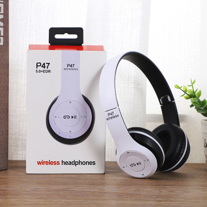 Huaqiangbei Head-Mounted Earphones P47 Bluetooth Foldable Card Slot Wireless Earphones Factory Direct Sale Huaqiangbei Head-Mounted Earphones P47 Bluetooth Foldable Card Slot Wireless Earphones Factory Direct Sale