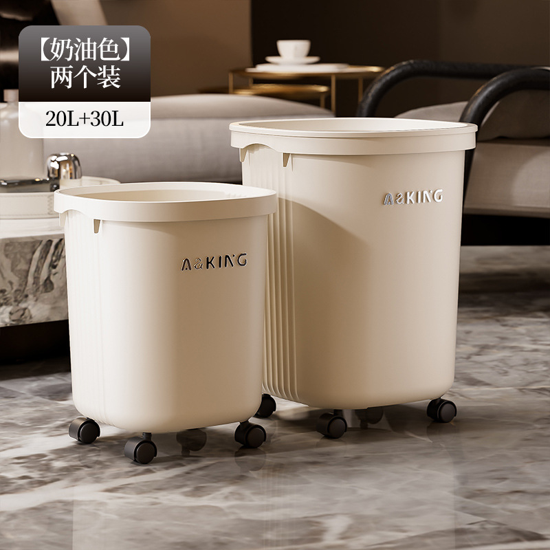Con ruedas, contenedor de basura móvil 2025, nuevo estilo de sala de estar, inodoro, cocina, rueda de alta calidad, lujo ligero y de alta calidad