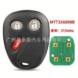 MYT3X6898B 3 düyməli Buick Chevrolet pult açarı 315mhz