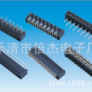 供FFC FPC 1.0双面接触直/弯针，立/卧贴扁平电缆连接器插座