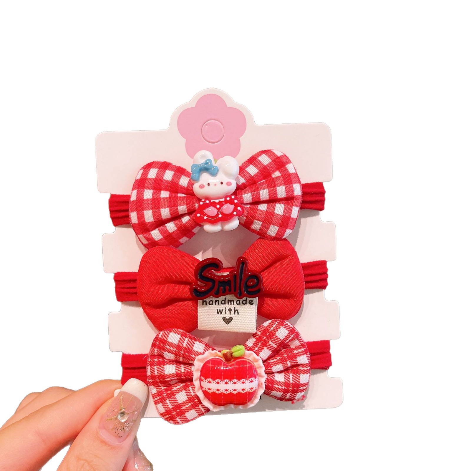 Niños cuerdas de cabello estilo nacional princesa bebé nudo anillo de cabello niñas lindos cabello no dañando cabello cuerda de cabeza
