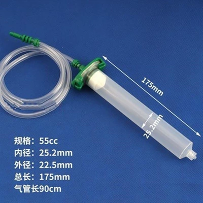 Yapışqan paylayıcı adapterlər — pneumatic transparent glue barrel - 55cc-syringe-piston-adapter-5-sets