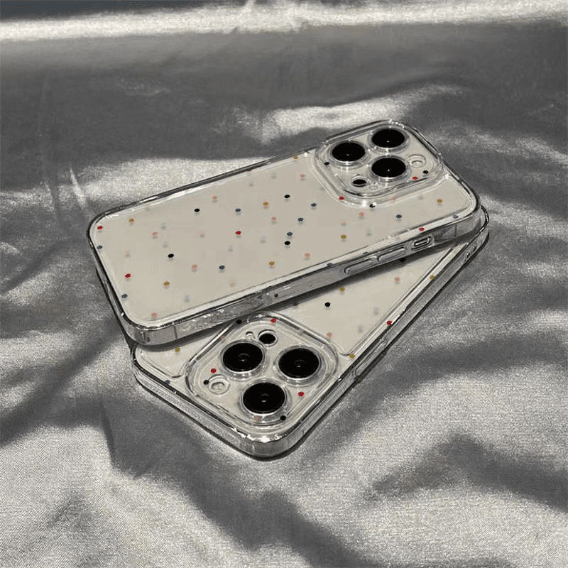 Elegant, Lady, Streetwear Style Soft Glue Round Dots Elegant Lady Streetwear Phone Cases Phone Accessories