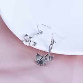 复古时尚波西米亚银杏树叶子耳环 欧美镀创意复古花卉耳饰
