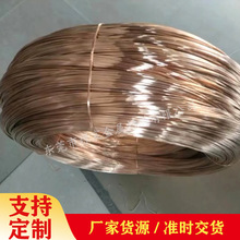 直供磷铜线半硬紫铜线压扁调直方线软圆扁线镀锡加工