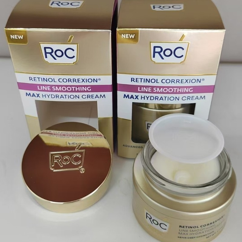 Roc乳霜面霜凝胶状含洛克维生素c水果提取物补水48g保湿提亮VC霜|undefined
