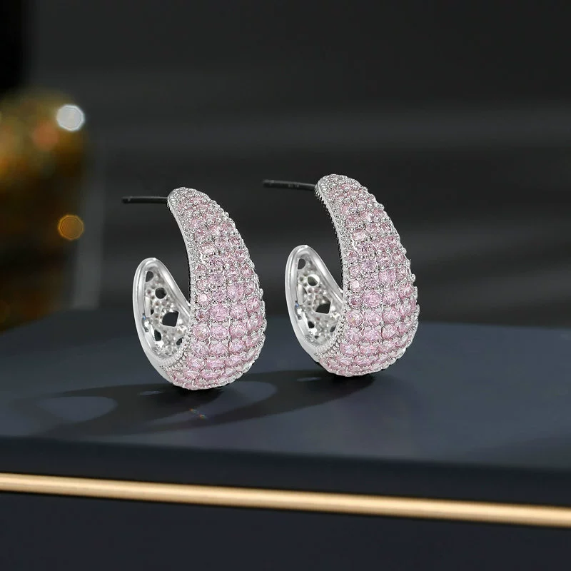 Универсальная серебряная игла, серьги, образец 925 пробы, простой и элегантный дизайн, стиль лёгкой роскоши, высокое качество, микрорезьба