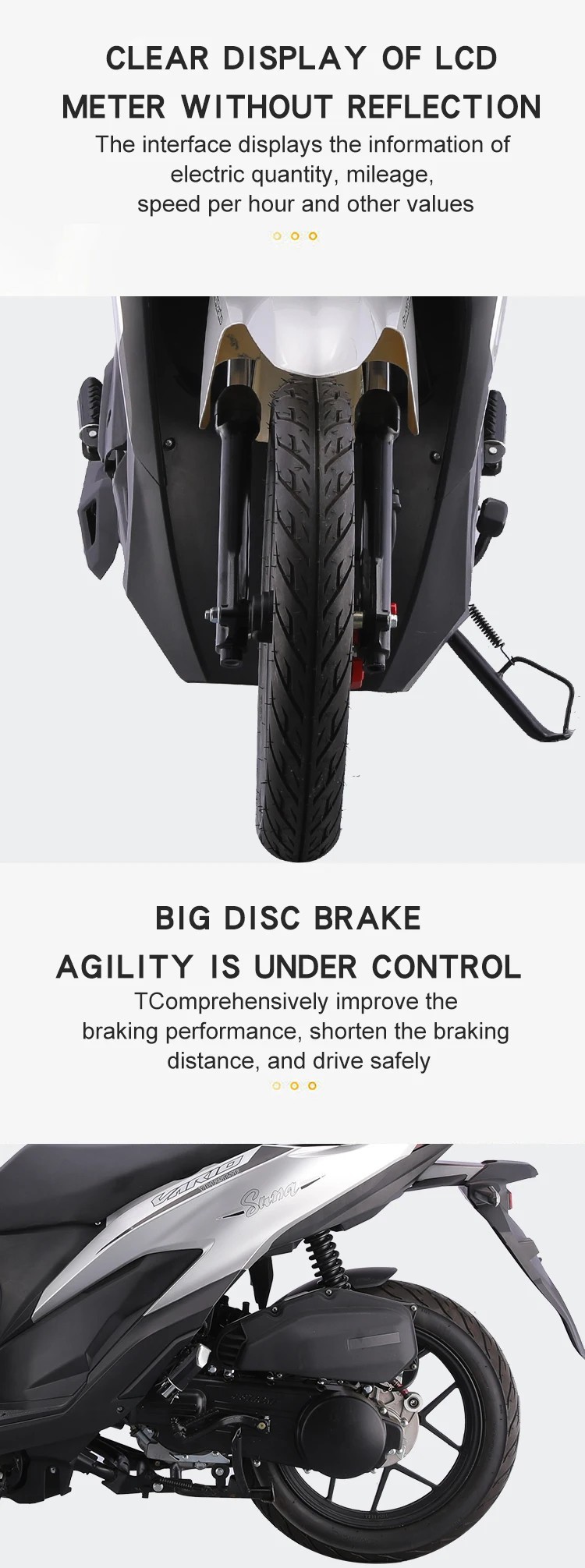New Year's Best-Selling Cross-Border lb Motorcycle 150Cc Adult Fuel-Efficient Scooter Available for Wholesale