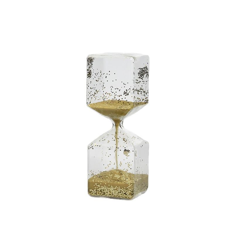 Sequinilla de alto valor visual sin tiempo reloj de arena diseño cuadrado descompresión mágica creativa decoración del hogar fábrica al por mayor