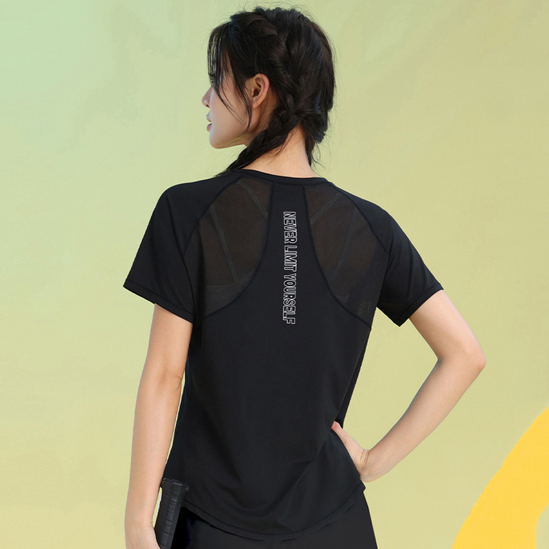 瑜伽服大码显瘦跑步运动套装女短袖2025夏季新款健身普拉提训练服|undefined