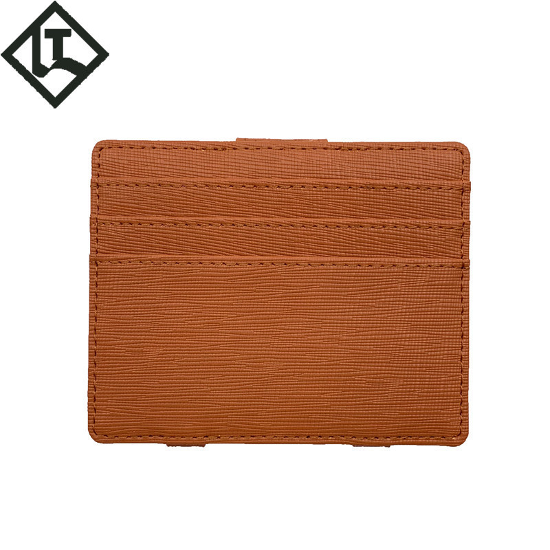 跨境電商魔術(shù)錢包 亞馬遜德國站爆款十字紋錢夾rfid男士真皮錢包