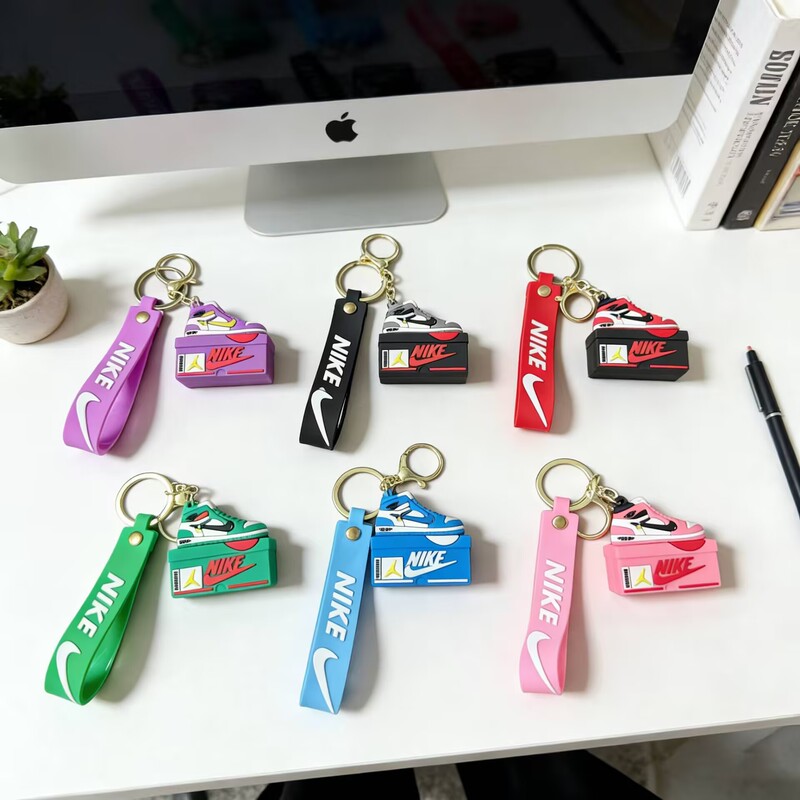 Men and Women Couple Aj Sneakers Keychain Nike Pendant Car Keychain Personalized Creative Bag Pendant Small Gift