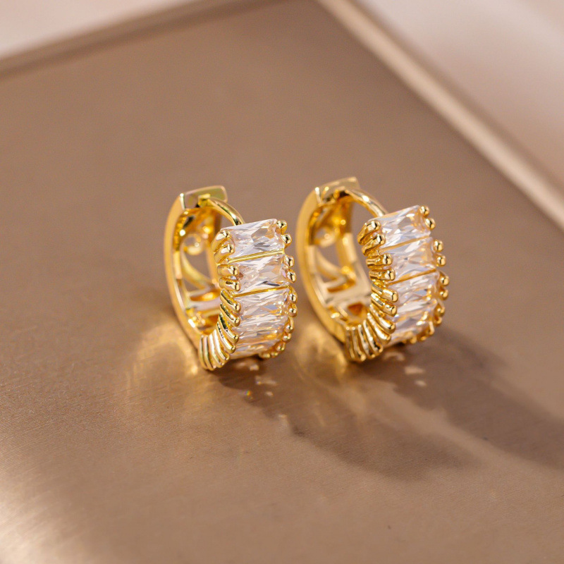 Long Zircon Marquise Drop Earrings Elegant Light Luxury Jewellery_voghion.com
