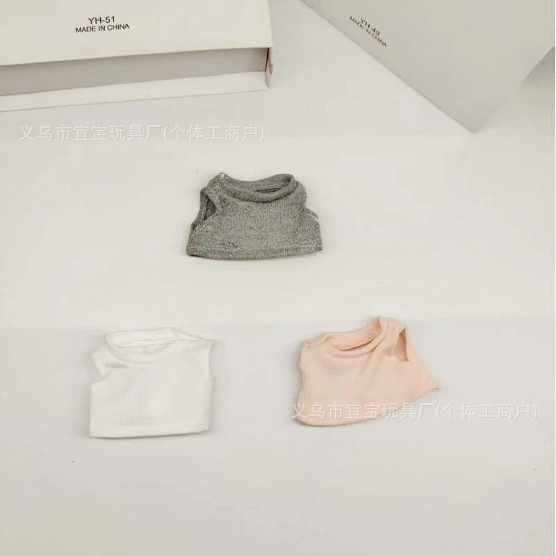 Cute Long-Legged Kt Pendant Plush Toy Elastic Vest Doll Doll Clothing Accessories Decoration [Doll Not Included]