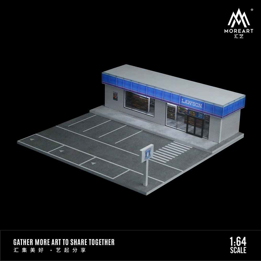 1:64 Rosen Convenience Store Model Scene Model Light Version