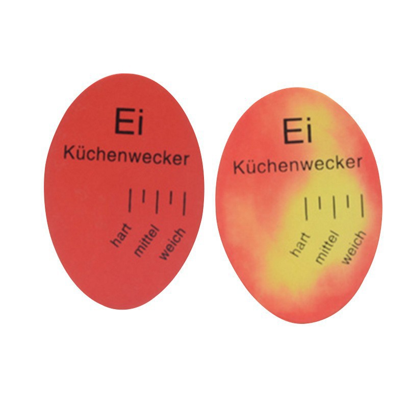 感温变色煮蛋器用变色温度卡 感温变色煮蛋卡 加热变色卡片控温