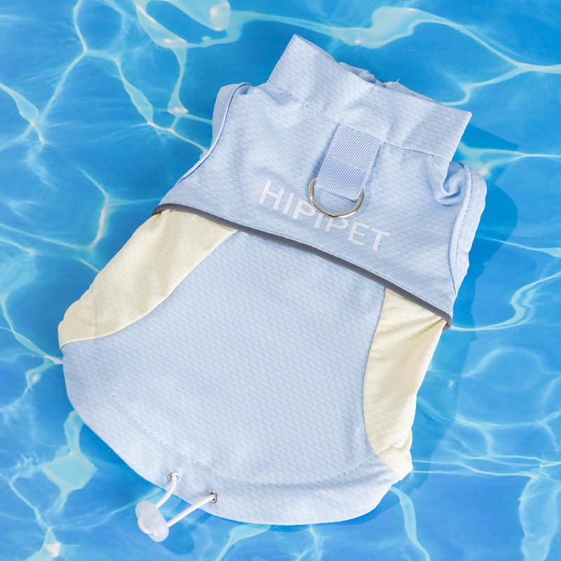 Bolsa de hielo de frutas de dibujos animados de enfriamiento de perro de verano Ropa fresca para perros pequeños y medianos Ropa para perros al aire libre de verano