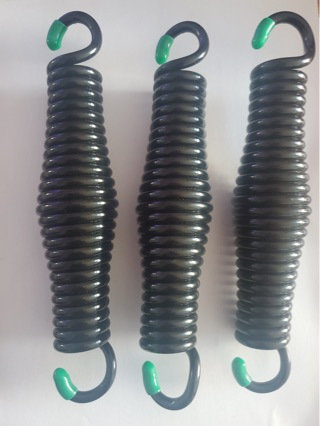 6mm线径黑色吊椅拉簧 吊床拉簧单个承重160KG