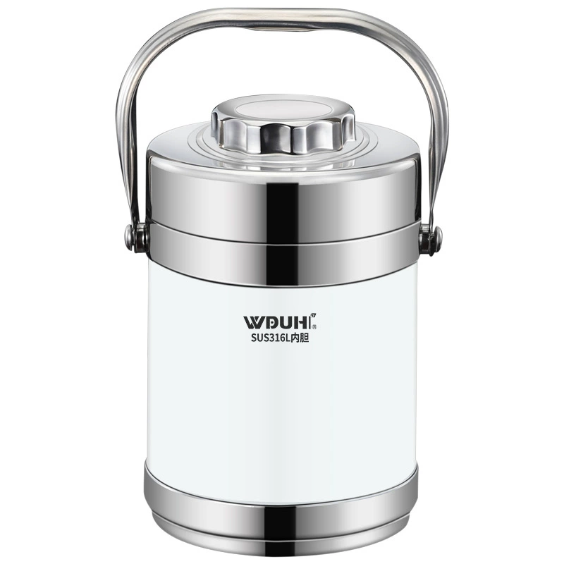 Thermos stainless steel, capacious handheld lunch box for elementary school students