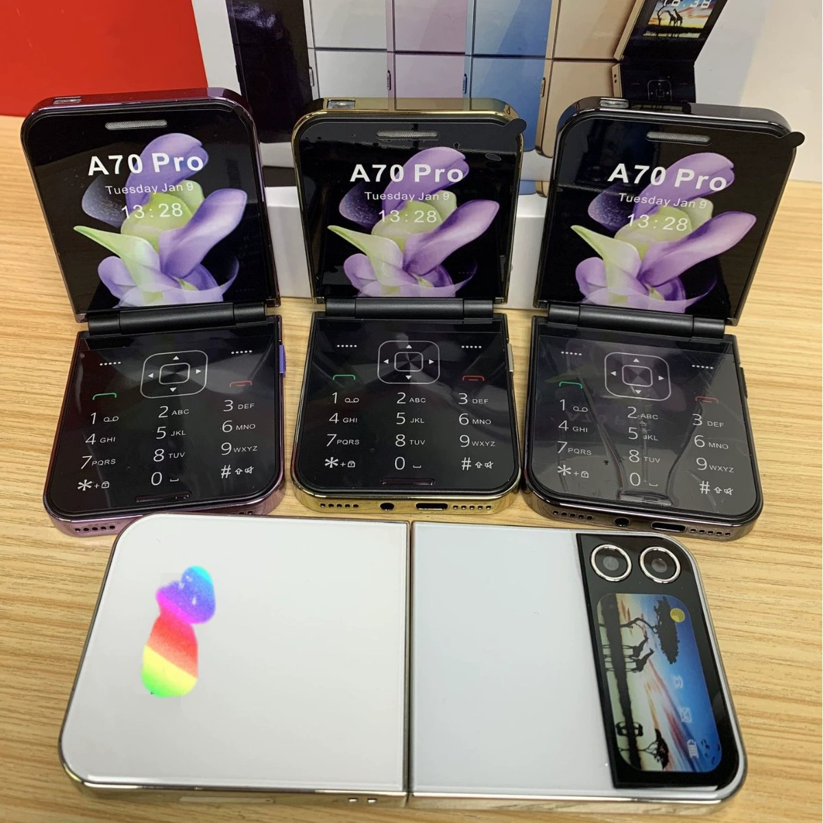 Складной мобильный телефон ПР, смарт-часы, для импорта, A7, 2G