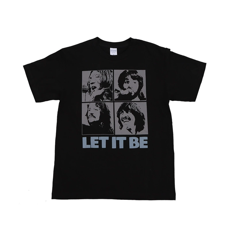Песня Beatles Beatles Queen Surliming Gun Flower Surrounding одежда винтажная Nirvana Рок-группа Футболка с коротким рукавом