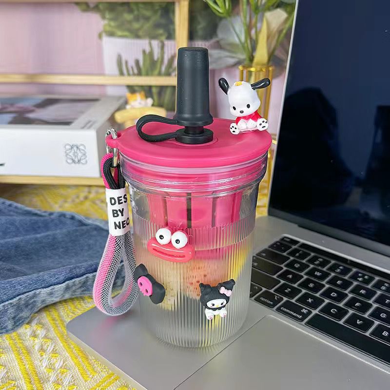 Nuevas tazas de agua, tazas de café para estudiantes, nuevos tipos de separación de té y agua, tazas de oficina de paja portátiles para estudiantes