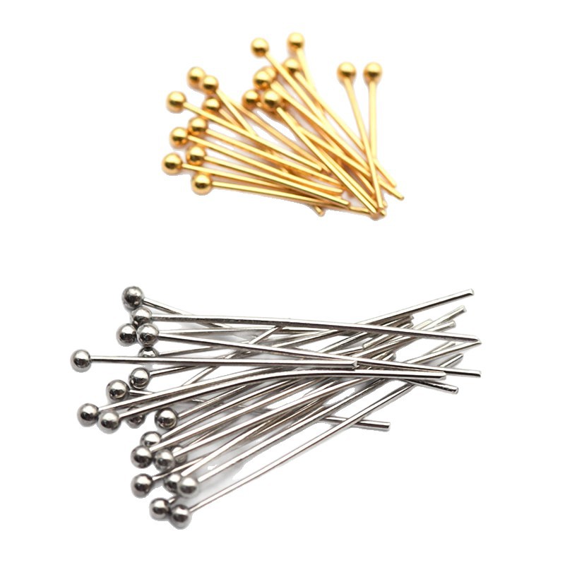 Beading needle stainless steel, round beads, golden accessory, accessories, DIY 5