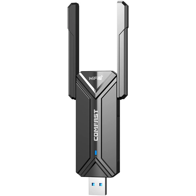 Comfast CF‑983BE гигабитная Wi‑Fi 7 USB беспроводная сетевая карта для игр, бездрайверный настольный приёмник