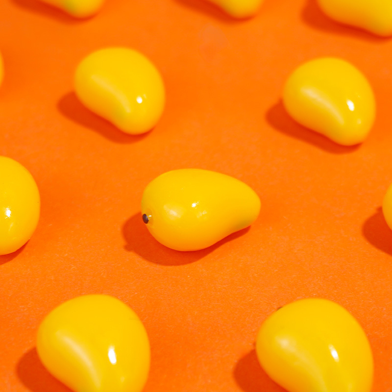 Simulación tridimensional fruta bricolaje crema caja de teléfono teléfono llavero colgante fruta comida juego accesorios de resina