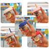 High quality handheld flavored tea with glass, glass, internet celebrity, custom made