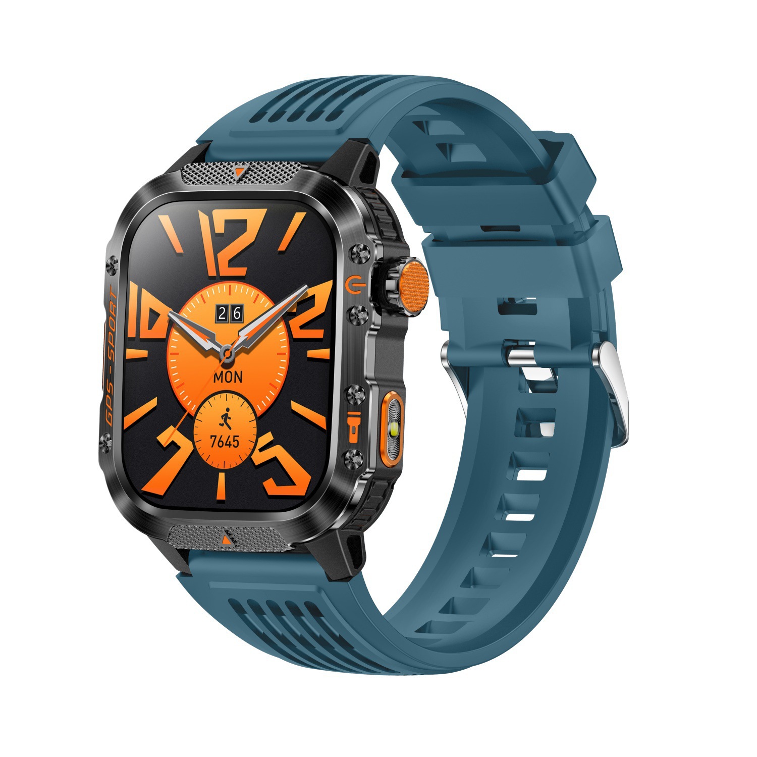 HT36 Smartwatch Rugged Outdoor Sports Watch GPS Beidou Positioning Bluetooth Calling Heart Rate Monitoring_voghion.com