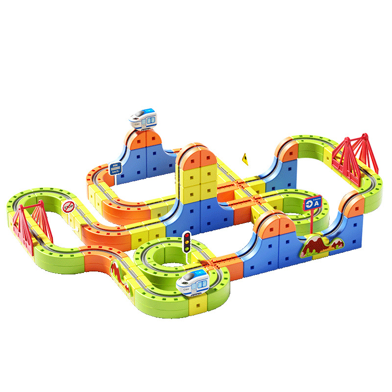 2026 vagón de ferrocarril de bloques magnéticos DIY mágico cambiante para niños niñas y niños puzzle regalo de cumpleaños juguetes de ensamblaje image 6