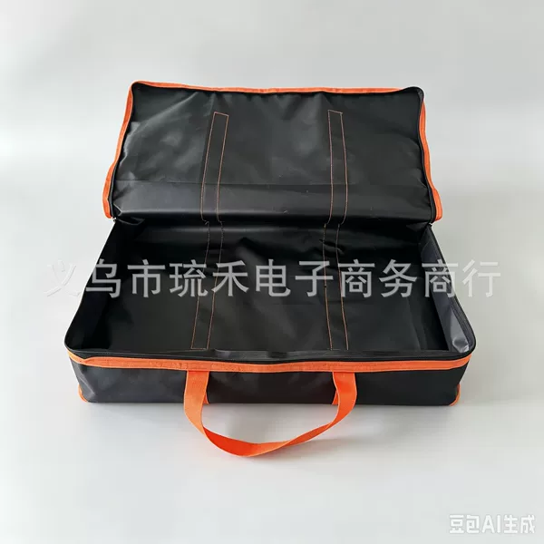 Portable storage bag PU leather hardware tool bag waterproof and wear-resistant soldering iron tool bag thickened storage bag wholesale