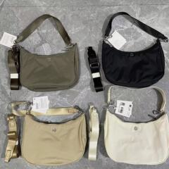 新品Mini Shoulder Bag3L饺子バッグレディースヨガ片肩斜めがけlulu同モデル脇下バッグ
