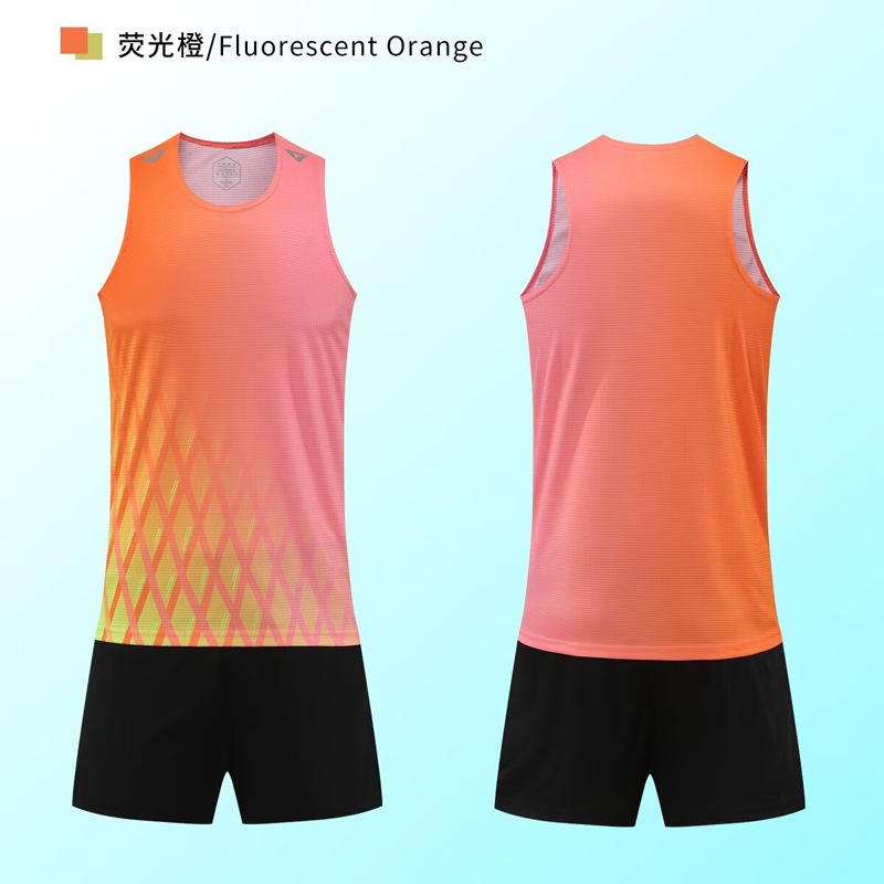 田径训练服套装男女体育生训练服背心比赛服套装马拉松跑步运动服|undefined