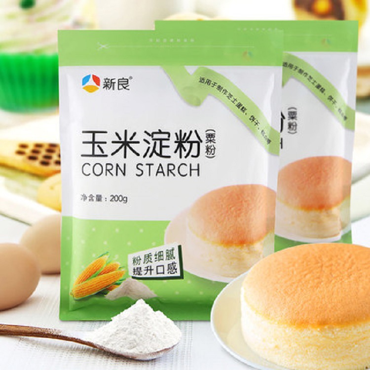 新良玉米淀粉食用生粉粟粉鹰粟粉蛋糕面包用烹饪勾芡烘焙原料200g