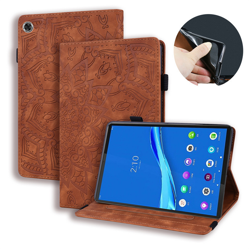 Suitable for Lenovo M10 Plus 3Rd Generation 10.6inch Embossed Anti-Fall Silicone All-Inclusive Tablet Protective Case