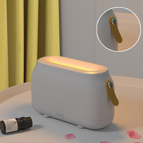 New Nordic Retro Simulated Flame Aroma Diffuser Humidifier Bedroom Atmosphere Lamp Home Smart Air Purifier