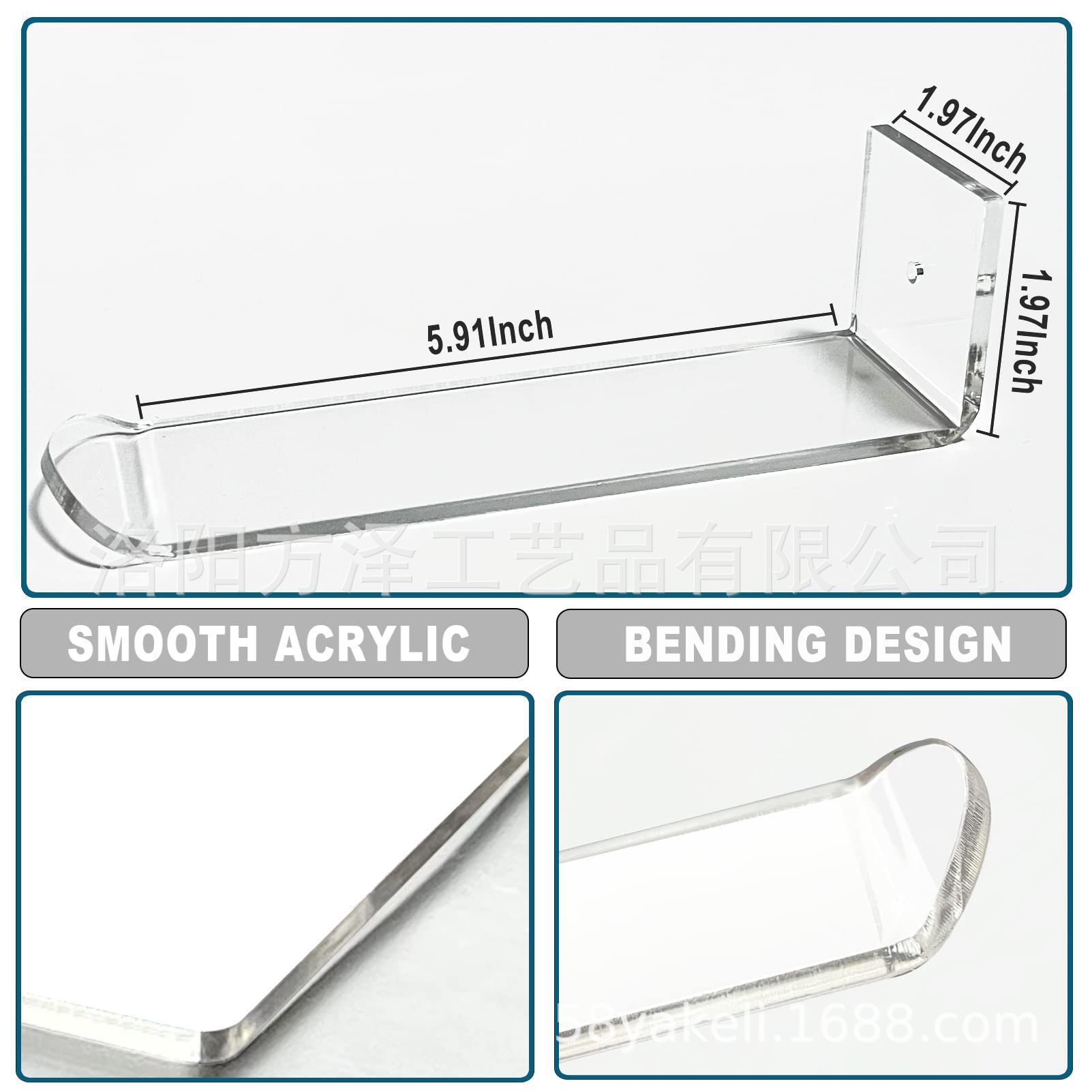 亚克力壁挂式头带架 美少女发带收纳架 小仙女饰品整理神器头箍架