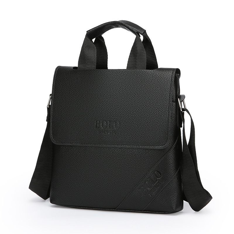 2025 New men's vertical bag, single-shoulder crossbody bag, business commuting briefcase, trendy and fashionable men's bag for work undefined