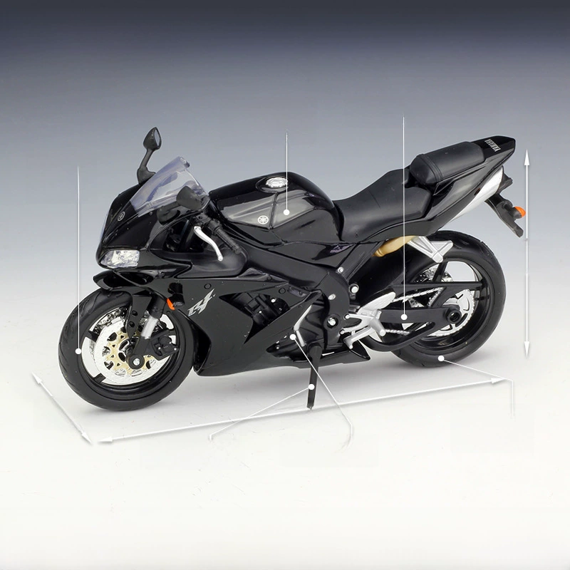 Михаелон 1:12 Ямахахаха YZF-R1 тяжелая модель мотоцикла, кооперативная модель