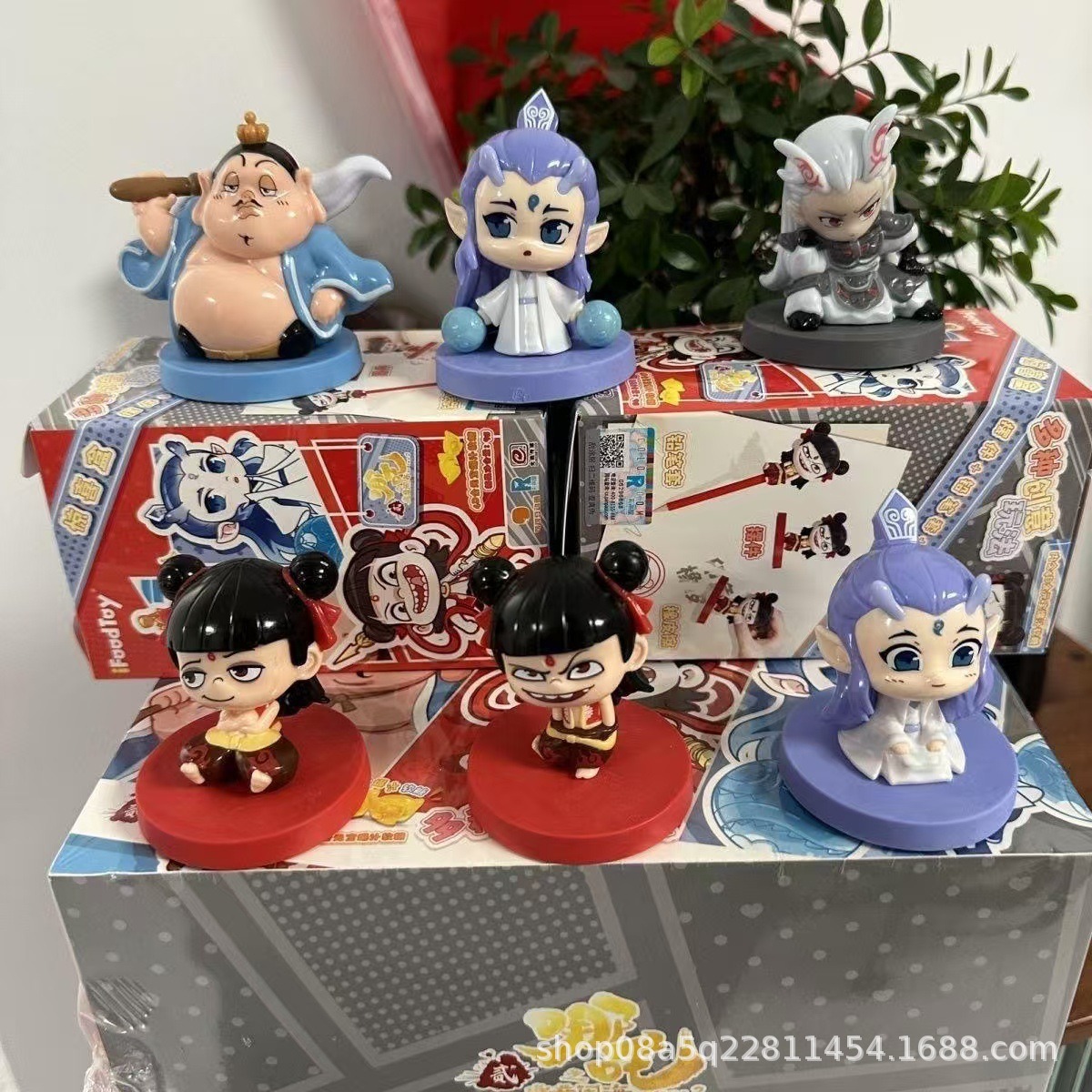 Nezha's Devil Boy Naohai Series Hand Hand con premios Caja ciega de celebridades de Internet Llavero al por mayor Caja ciega Nezha Dongdong Le