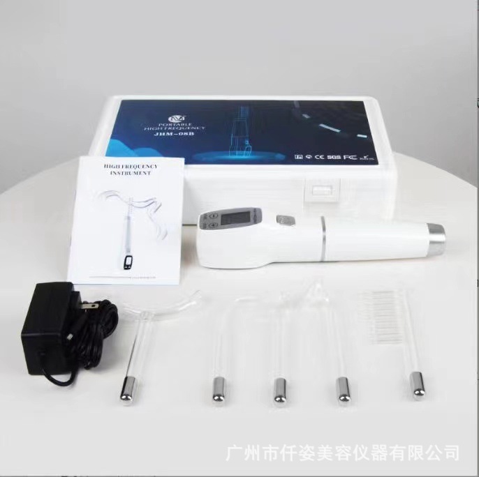 カラースクリーン5点セット高周波電気治療棒クロスボーダー電気治療器ブルーレイ高周波美容器工場プライベートモデル|undefined