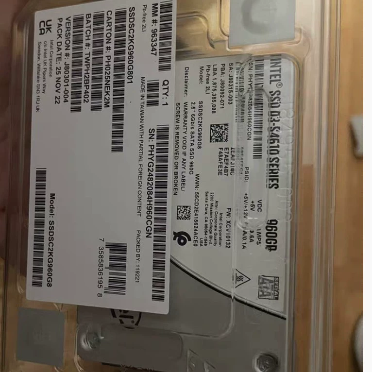 Твердотельный накопитель S4610 960 ГБ